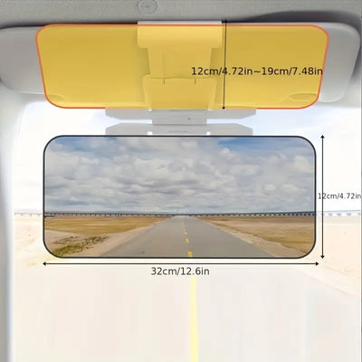 2 in 1 Anti Glare Sun Visor - Day & Night