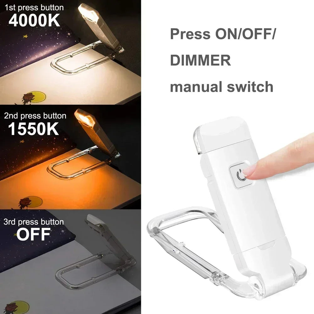 LED Portable Book Light - Rechargeable💡