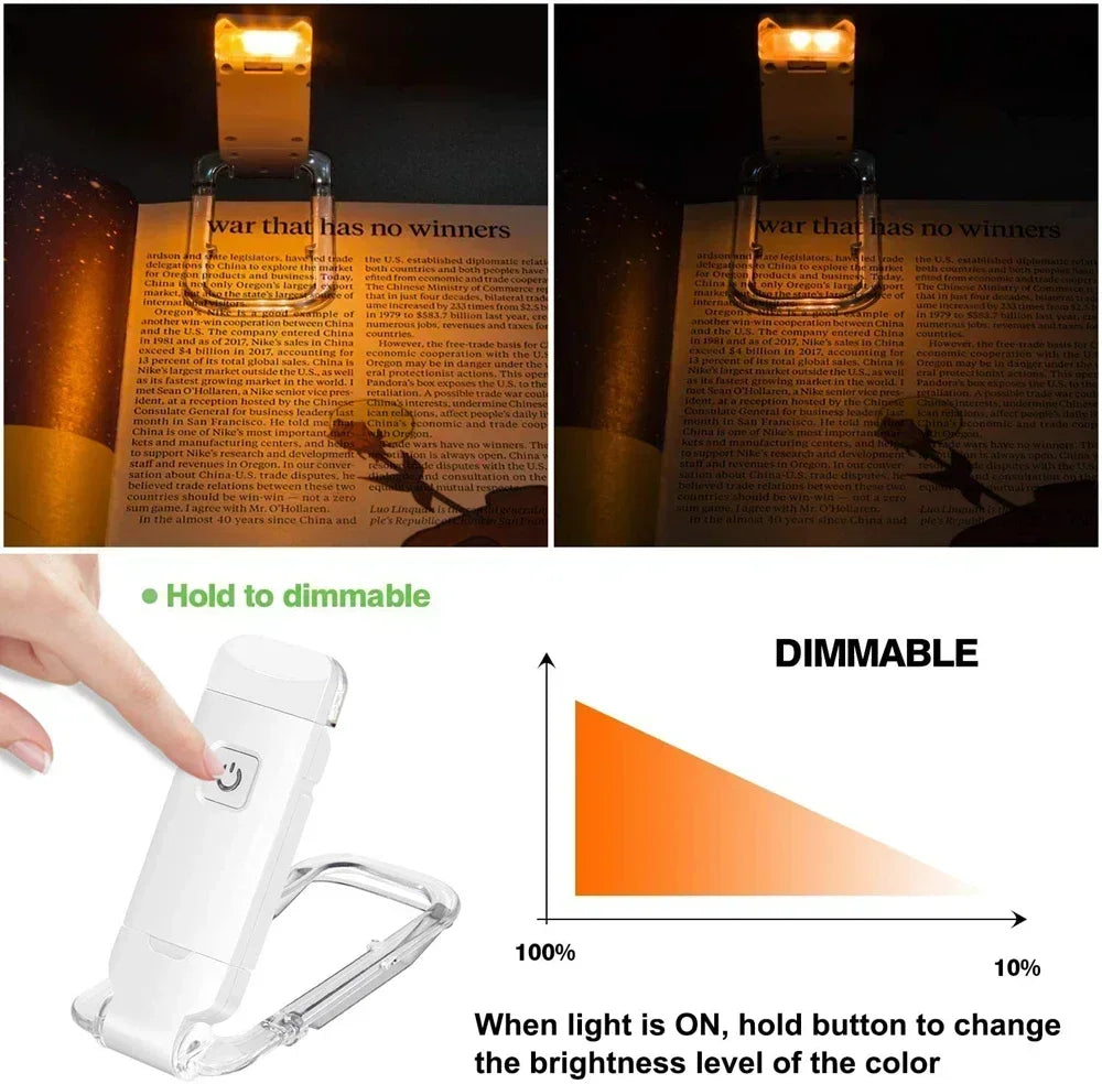 LED Portable Book Light - Rechargeable💡