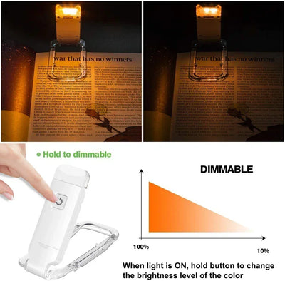 LED Portable Book Light - Rechargeable💡