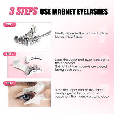Magnetic Eyelashes Kit - Pack of 8