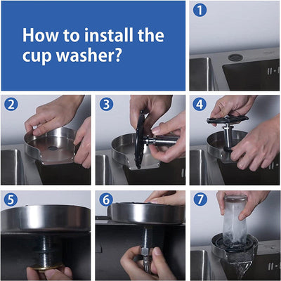 AUTOMATIC SINK CUP & FEEDER WASHER