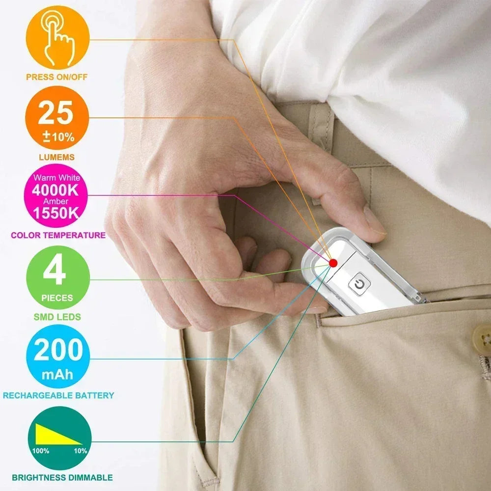 LED Portable Book Light - Rechargeable💡