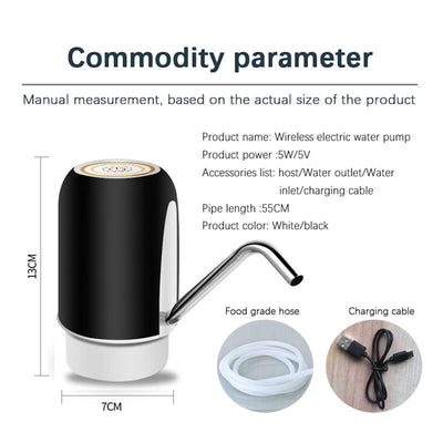 Automatic Pump Portable Electric Water Dispenser