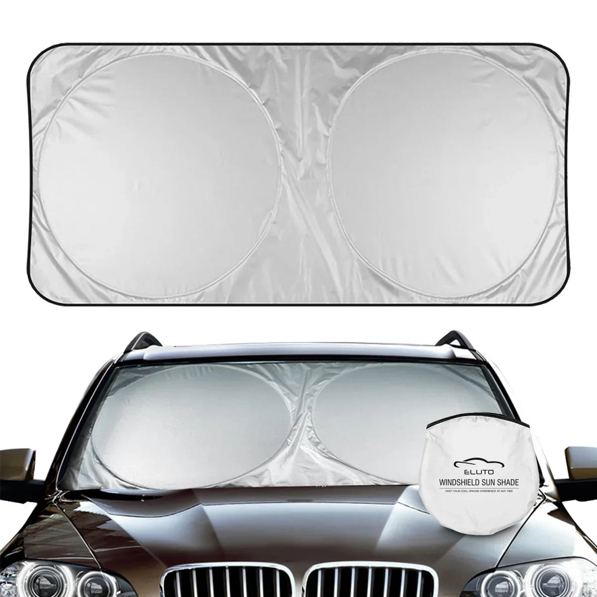 Universal Foldable Windscreen Sun Shade (IMPORTED QUALITY)