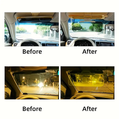 2 in 1 Anti Glare Sun Visor - Day & Night