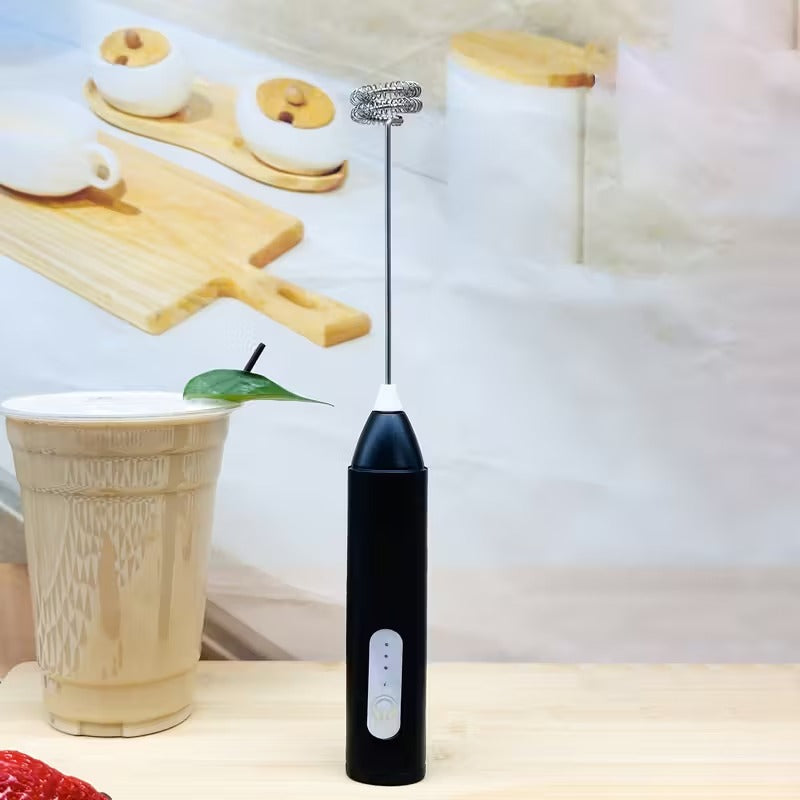 2 in 1  USB Rechargeable Electric Coffee Beater