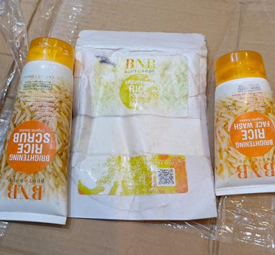 BNB Whitening Rice Extract Bright & Glow Kit